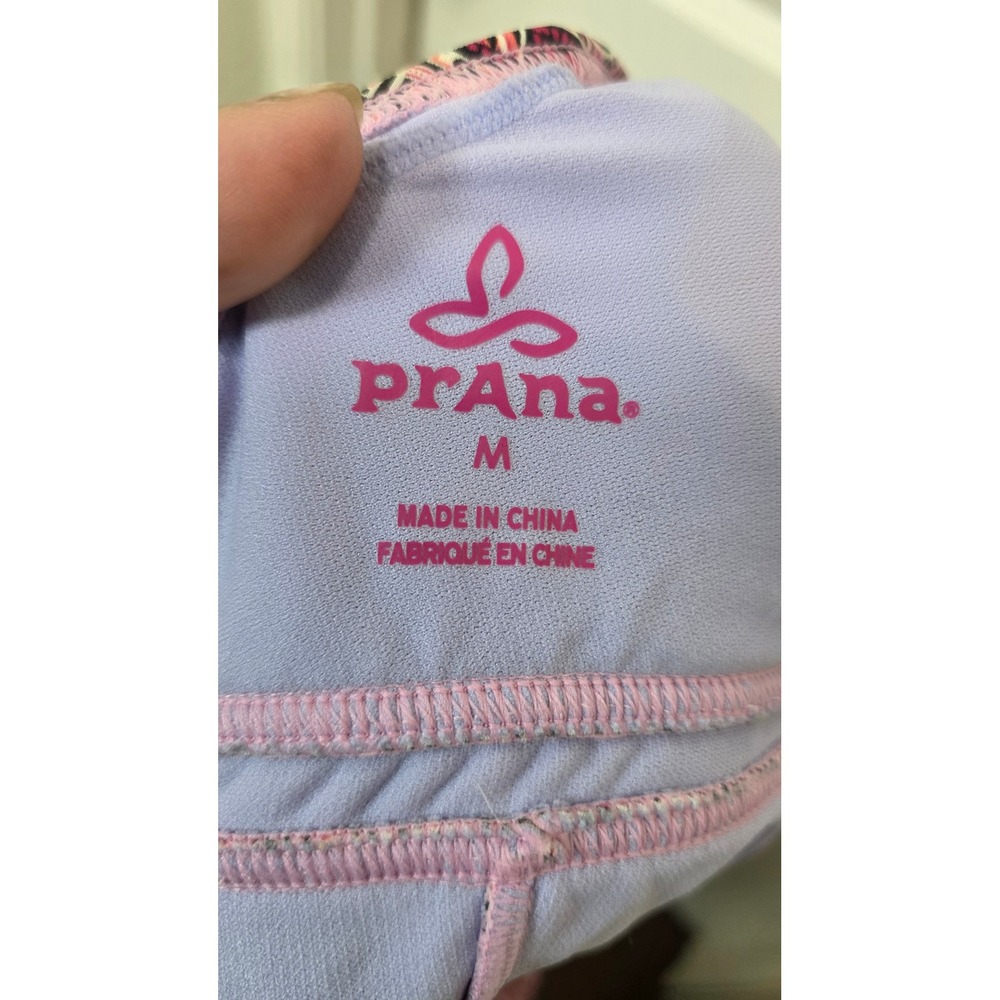 Prana One Piece Swimsuit Women's M Pink Floral Halter Neck Swimwear Festival - Picture 5 of 5